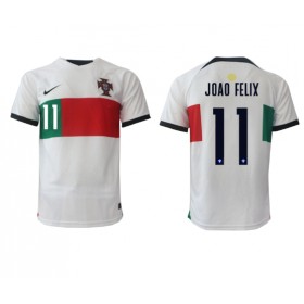 Herren Fußballbekleidung Portugal Joao Felix #11 Auswärtstrikot WM 2022 Kurzarm